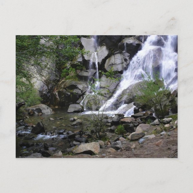 Grizzly Falls, Kung Canyon National Park, CA Vykort (Framsida)