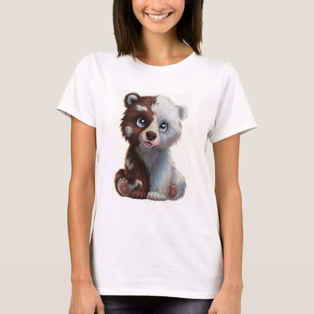 Grizzly hybrid polar bear t shirt (Framsida)
