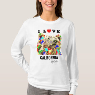 Grizzly I kärlek california-skogar är färgade T Shirt