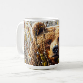 Grizzly i Pussy Willows Kaffemugg