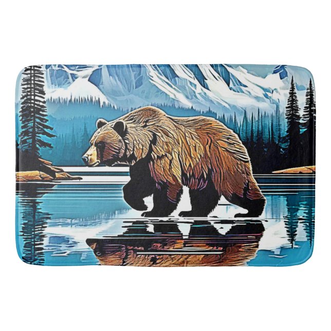 Grizzly Lake Mountain View Badrumsmatta (Framsidan)