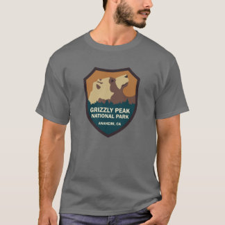 Grizzly Peak National Park Sign funny T Shirt