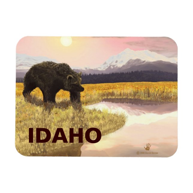 Grizzly Pond Magnet (Horisontell)