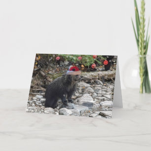 Grizzly Unge jul Helgkort