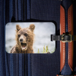 Grizzly Unge Tittar för Morsa Bagagebricka