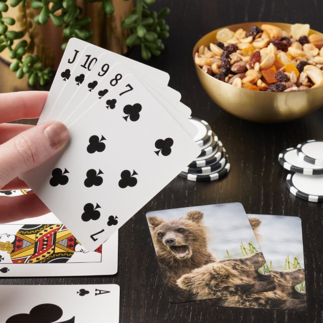 Grizzly Unge Tittar för Morsa Casinokort (På plats)