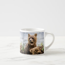 Grizzly Unge Tittar för Morsa Espressomugg