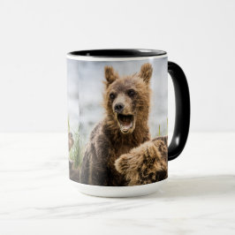 Grizzly Unge Tittar för Morsa Mugg