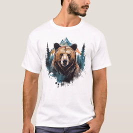 Grizzly Wildlife Animal Nature Forest Classic T Shirt