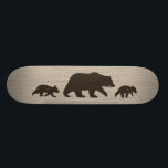 Grizzlybjörn med ungeSilhouettes Mini Skateboard Bräda 18,7 Cm<br><div class="desc"></div>