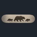 Grizzlybjörn med ungeSilhouettes Mini Skateboard Bräda 18,7 Cm<br><div class="desc"></div>