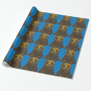 Grizzlybjörn Presentpapper