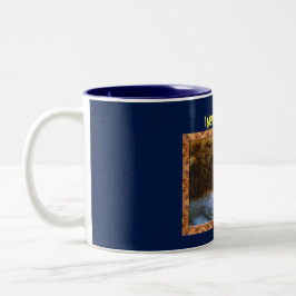 Grizzlybjörn som fångar koppen för Två-Tonad mugg