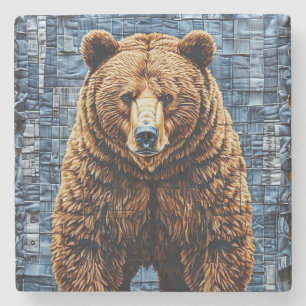 Grizzlybjörn Stenunderlägg