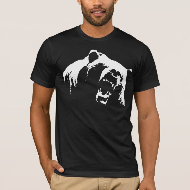 Grizzlybjörn T-shirt (Framsida)