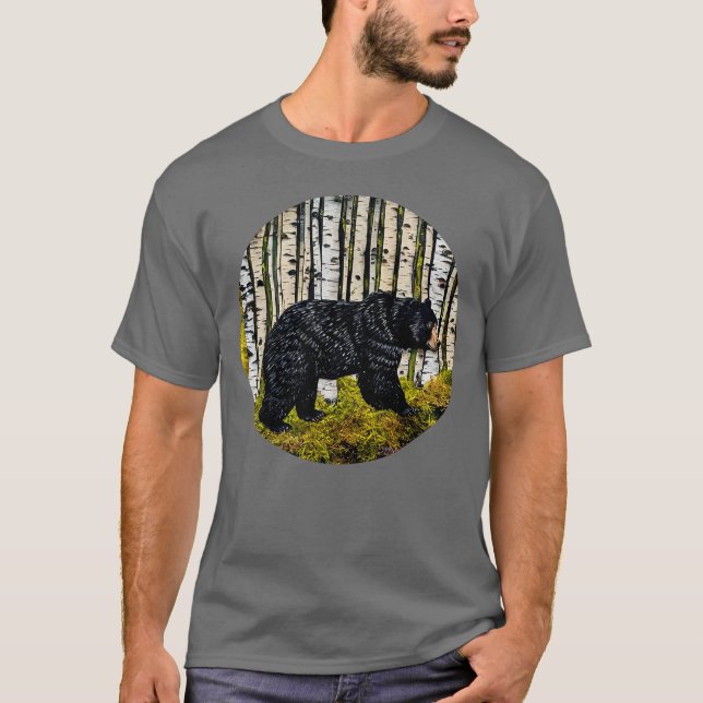 Grizzlybjörn T Shirt (Framsida)