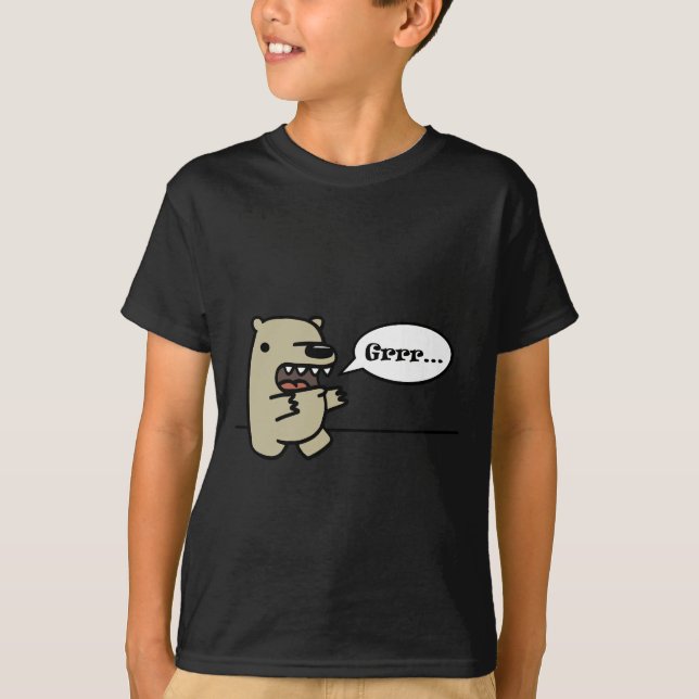 Grizzlybjörn Tee (Framsida)