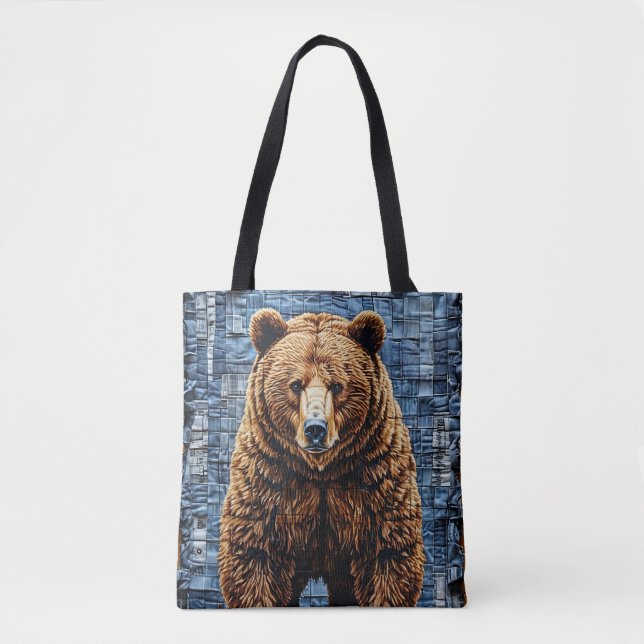 Grizzlybjörn Tygkasse (Framsida)