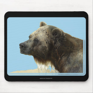Grizzlybjörn Vilda Djur-Älskare Musmattor