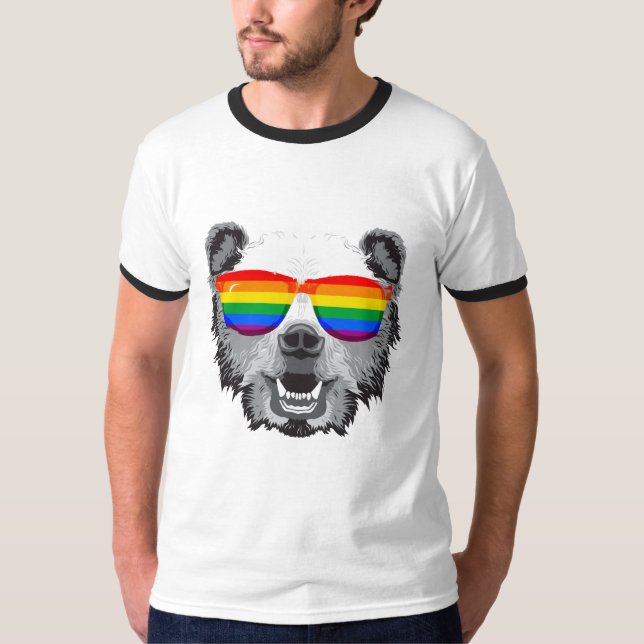 Grizzlybjörnpride T Shirt (Framsida)