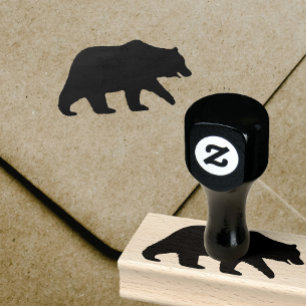 GrizzlybjörnSilhouette Stämpel