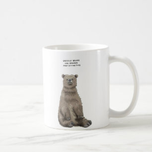 grizzlybjörnsmåsaker kaffemugg