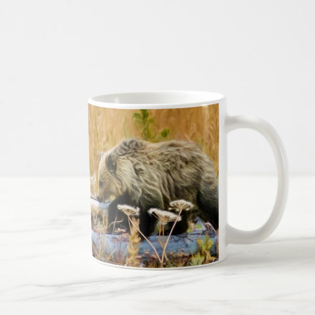 Grizzlybjörnunge Kaffemugg (Höger)