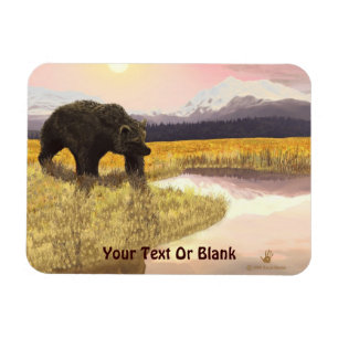 Grizzlydamm Magnet