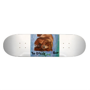 Grizzlyen, björnskridsko stiger ombord skateboard bräda 20 cm