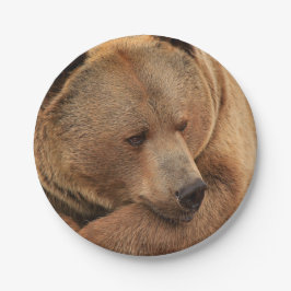 Grizzot Bear Papprare Tallrikar