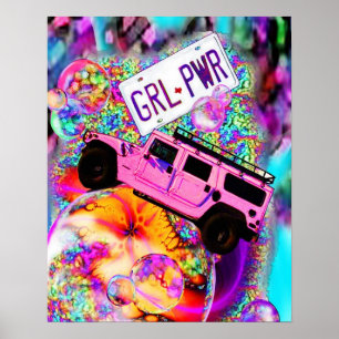 GRL PWR - Flickan driver Poster