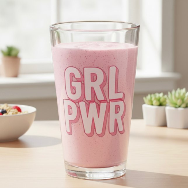GRL PWR GLASKOPP (Skapare uppladdad)