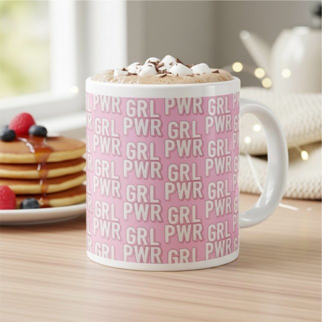 GRL PWR JUMBO MUGG (Skapare uppladdad)