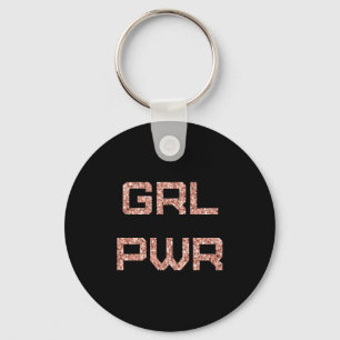 GRL PWR - NYCKELRING