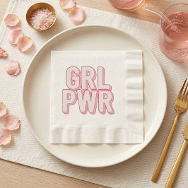 GRL PWR PAPPERSSERVETT