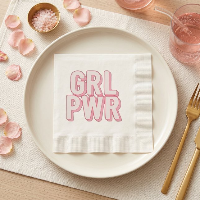 GRL PWR PAPPERSSERVETT (Skapare uppladdad)