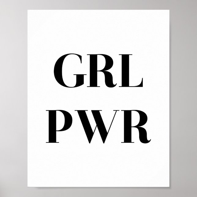 GRL PWR POSTER (Framsidan)