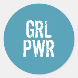 GRL PWR - RUNT KLISTERMÄRKE