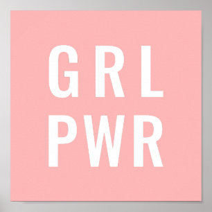 GRL PWR steg Poster