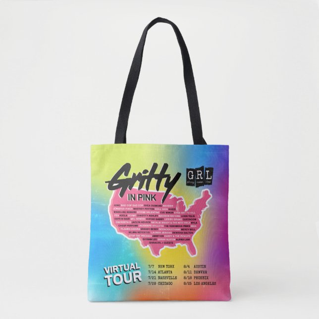 GRL Virtuellare Tour Totebag Tygkasse (Framsida)