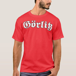Grlitz skriven med sött teckensnitt t shirt