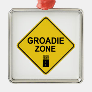 Groadie Zon Gravel Cycling Julgransprydnad Metall