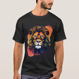 Groaring Majesty: Lejon Head T-shirt