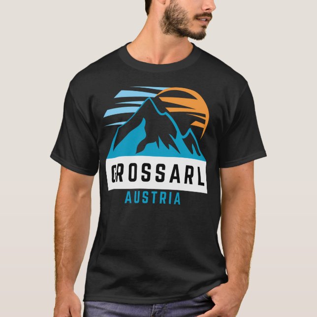 Groarl - Österrike - Ski och snöbordning Snö T Shirt (Framsida)