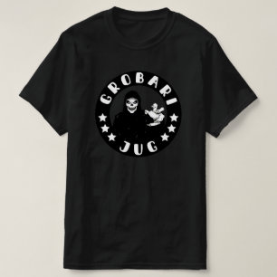 Grobari Jug Kosac Smrti Crno Beli Partizan T Shirt