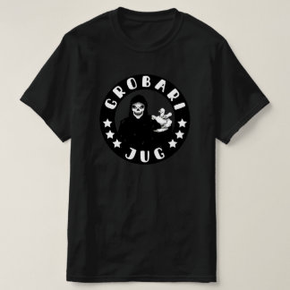 Grobari Jug Kosac Smrti Crno Beli Partizan T Shirt