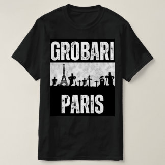 Grobari Paris Eiffeltornet och Groblje T Shirt