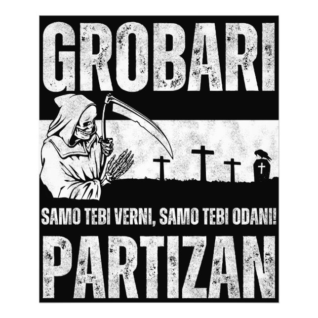 Grobari - Samo Tebi Verni Samo Tebi Odani  Fototryck (Framsidan)