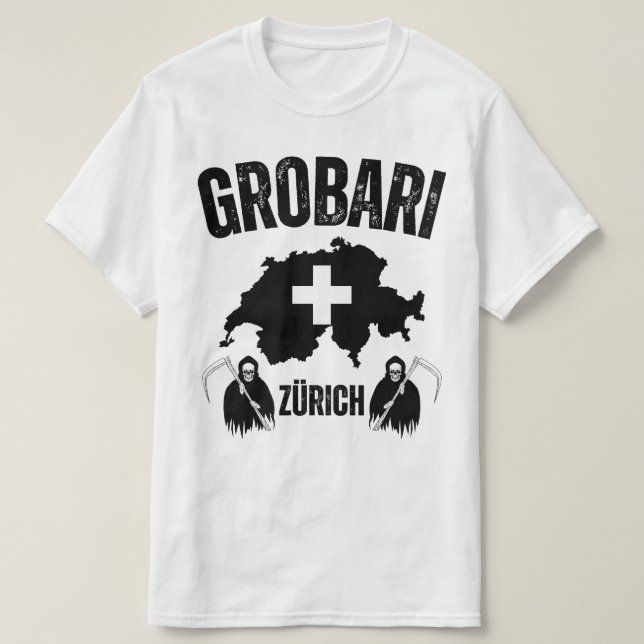 Grobari Zürich T Shirt (Design framsida)