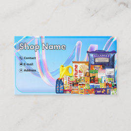 Grocery Store Business Card – Fresh Market For You Visitkort